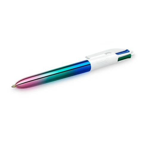 Penna a sfera a scatto BIC 4 Colours 1 mm - gradient conf. 12 pz - 511034